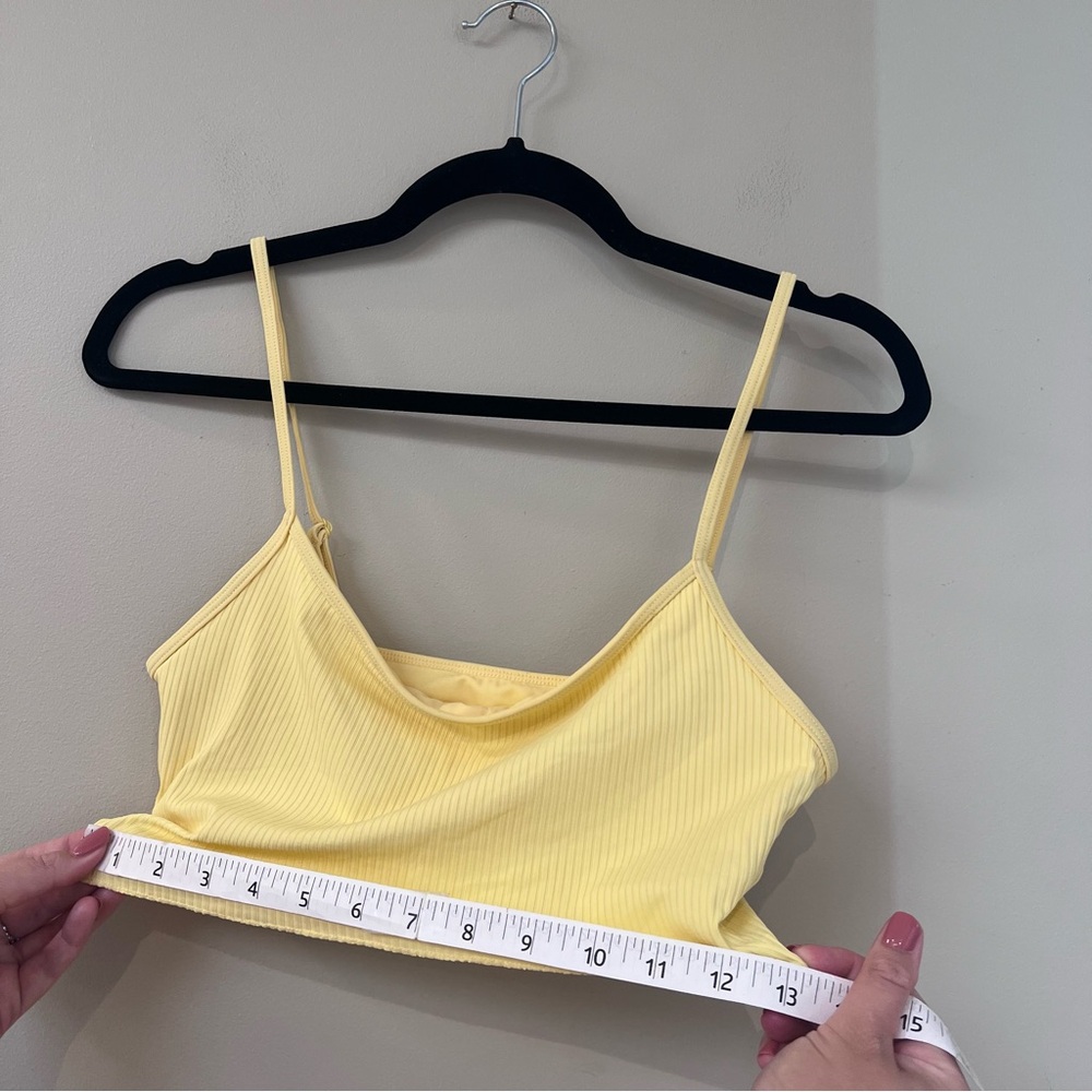LA Hearts by Pac Sun Yellow Bathing Suit Top - Picture 4 of 6